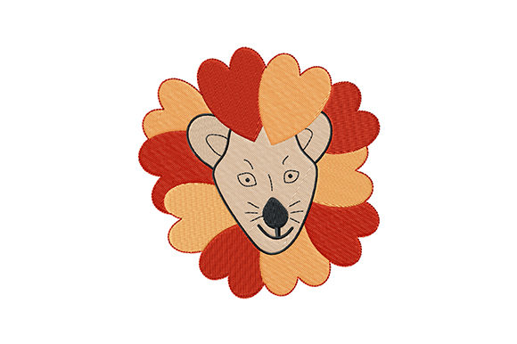 Cute Lion with Mane of Hearts: A Designer's Review