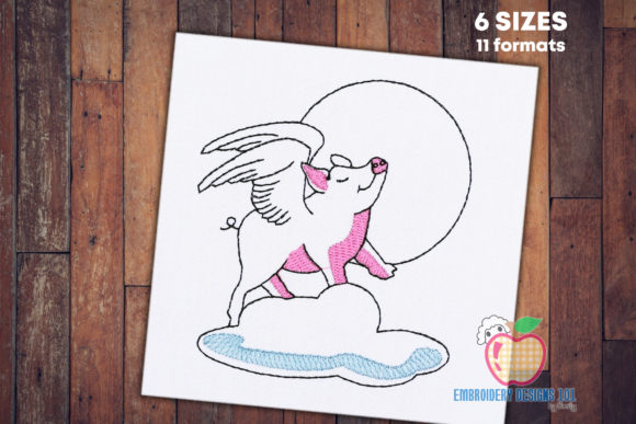 Flying Pig on Cloud Quick Stitch Review
