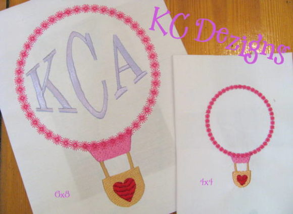 Monogram Valentine Air Balloon Applique Review