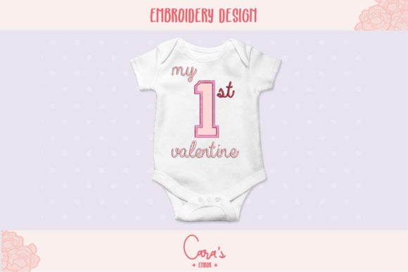 Review: My First Valentine Applique for Etsy Shops