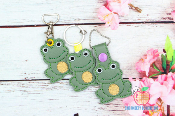 Sitting Cartoon Toad in the Hoop Keyfob Review